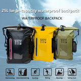 6.6 Gallon Outdoor Backpack, Detachable Shoulder Straps, Transparent Window & Buckle Clips, Suitable V1232-HWFSBB-004