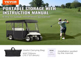 Golf Cart Enclosure, Polyester Driving Enclosure, Club Car Covers Universal Fits for 22 Passenger V952-GEFYPCZ4ZHENC-011V0