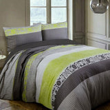 Big Sleep Ali Neon Quilt Cover Set Queen V442-HIN-QUILTCS-ALINEON-GREY-QS