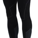 Men Thermal Underwear Set Shirt Pants Autumn Slim Fit Thermal Underwear Top Bottom Set Black S V1294-YM0901-3117240269311
