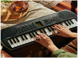 Black 44 Key Portable Mini Keyboard with 100 Tones, 50 Rhythms, and Headphone Output V178-69024