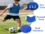 18 Pack Pinnies for Adults, Quick Dry Basketball Practice Jersey, Breathable Mesh Scrimmage Vest V1259-DP01-A-1024