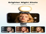 Mobile phone tripod with light, selfie stick tripod compatible with smartphone and GoPro cameras V1188-MS-313-0621