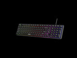 AOC GK116B/97 Wired RGB Gaming Keyboard 120-key V28-ELEAOCGK116B97
