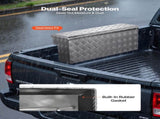 Truck Bed Tool Box, Heavy Duty Aluminum Tool Box with Tread Patterns, Storage Toolbox Chest V952-CZGJX33INCHY6ZBO7001V0