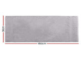 2 Pack Bath Sheets Set Cotton Extra Large Towel Grey TOWEL-D-180-L-GR