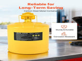 Safety Can, 19 L Type I Yellow Safety Can for Diesel with Stainless Steel Flame Arrester, V952-IXAQGHSJS5JLW7T1O001V0