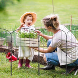 VEVOR Garden Fence, No Dig Fence 61 x 33 cm Animal Barrier Fence, Underground Decorative Garden V952-JSWL2413INCHO06VPV0