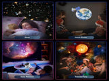 360&deg Starry Sky Night with Solar System, Moon, Nebula, Milky Way, and Astronaut V1188-MS-313-0861
