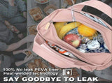 15 L Insulated Lunch Bag with 7 Pockets and Adjustable Strap, Leak Resistant Cooler Tote for Work, V1189-LC-AMZ-00119