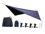 Camping Tarp Tent Tarp Awning Accessories Lightweight Hammock Canopy Rain Awning - Black V1308-DSZKI-1014-3