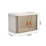 Storage with Lids, Stackable Collapsible Desktop Plastic Storage Box, Multifunctional Storage V1192-AZ-W-29323
