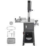 550W Commercial Electric Meat Bandsaw Stainless Steel Bone Sawing Machine V952-JJSJGJ550WTQJ45TUV3