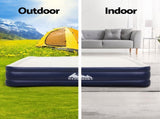 Weisshorn Air Mattress Double Inflatable Bed 46cm Air bed AMAT-PLO01-46-D-WHBL