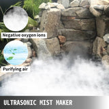Mist Maker 10 Head Ultrasonic Mist Fogger with Waterproof Power Supply Ultrasonic Fogger Humidifier V952-CSBWHQ10TFS000001V3