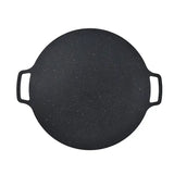 Round Korean BBQ Grill Pan with Non-Stick Iron Surface for Indoor Cooking, Outdoor Camping, Parties V1189-LC-HW-00573