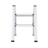 Giantz 2 Step Ladder Multi-Purpose Folding Aluminium Light Weight Platform LD-H-ALU-S1-2STEP