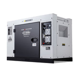 GENPOWER 8.4kW Peak 6kW Rated Commercial Diesel Generator, RCD Safety Switch, Electric Key Start, 2 V219-GEN1DSGPRA14K