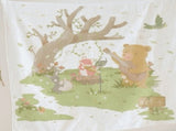 Angel DEPT Baby Muslin Wrap 120 X 120cm - Forest Animals DTK11659
