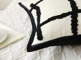 Boho Decorative Throw Pillows with Inserts, 18" x 18" Soft Tufted Modern Chenille Pillow, Pillows V1258-DP02-C-3199