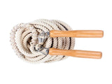 Wooden Handle Long Jump Rope, Adjustable Cotton Twine Skipping Rope for Team Games, School Sports, V1308-DSZKI-1282-6