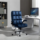 Velvet Home Ergonomic Swivel Adjustable Tilt Angle and Flip-up Arms Office Chair V226-SW1601BL
