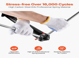 Garage Door Torsion Springs, Pair of 6.35 x 50.8 x 787 mmn, 16000 Cycles, Electrophoresis Black V952-CKMDH0250X2XWA4D1V0