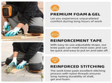 Professional Knee Pads Work,Heavy Duty Thick Foam Knee Pads Tools,Knee Pad with Soft Gel Cushion V1366-AZ2-W-24229