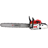 Giantz Chainsaw Petrol 62CC Bar Commercial E-Start Pruning Chain Saw,Giantz Chainsaw Petrol 62CC CSAW-SXTO-22-RDWH-2C