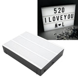A4 Simple Fashionable DIY Message LED Letters Light Box Decoration Combination Lamp Board USB Plug V1294-YM0901-3119200093611