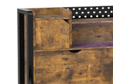 Levede Single Bed Frame Storage Headboard Industrial BF1066-S
