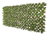 Jasmine Artificial Hedge Extendable Trellis / Screen 2 Meter By 1 Meter UV Resistant V77-10786514