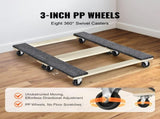 Furniture Dolly, 454kg Each Load Capacity, 2 Packs, 457.2x762mm, 8x76mm PP Swivel Casters, Heavy V952-WGC1830INCHMZV40OV0