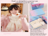 Pink and White Winter Scarf Gift Box Set for Women - Soft V888-ELOSUNG53151