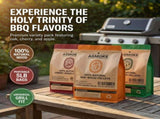 ASMOKE 3-Piece Premium Wood Pellet Variety Pack - Oak, Cherry & Apple V642-XFAS-MIX-WO-PEL-5LBSX3