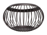 Large Iron Fruit Basket 20x20x19cm - Kitchen Storage Organizer for Dining Table and Countertop Use V1370-AZ4-11770
