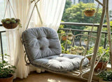 Chair with Backrest Support Seat Pad for Office Home Dorm Padded Chair Seat Back Comfort V1370-AZ4-09383