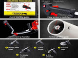 Giantz Pole Chainsaw Petrol Hedge Trimmer Tree Pruner 5 In 1 PCAW-65CC-BH-5IN1