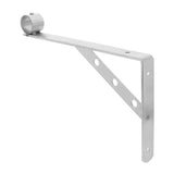 Stainless Steel Closet Rod Bracket, Clothes Shelf Support, Hanger Pole Brackets for Home and Closet V1366-AZ2-W-28457