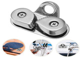 Marine Rope Cam Cleat Stainless Steel Adjustable Boat Hardware with Buffer Protection V1370-AZ4-08640