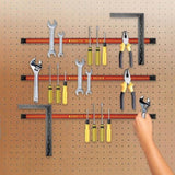 3 x 61cm Magnetic Wall Mounted Tool Holder Storage Organiser Garage Workshop V63-831781