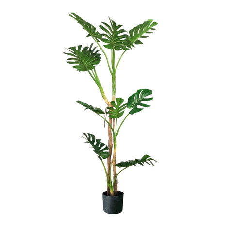 SOGA 175cm Tropical Monstera Palm Artificial Plant Tree, Real Touch Technology, with UV Protection APLANTFHG17510