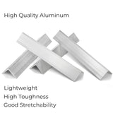 4 Pack Aluminum Angle 6061, 2" x 2"x 1/8" Stock, Bars 12" Length, 90-Degree Angled Extrusion, T5 V1259-DP01-A-898