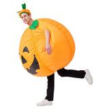 Pumpkin Inflatable Costume Blow up Costume Orange Fancy Dress Adult Jumpsuit Halloween Cosplay V1107-129-50630