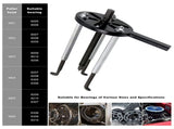 21in1Bearing Disassembly Puller Inner Hole Puller Removal Three-jaw Puller Set 3 Jaw Removal V1370-AZ4-06760