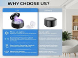 Ultrasonic Cleaner 43kHz, Portable Jewelry Denture Glasses Watch Ring Cleaning Machine, 300ml, Black V1237-ZY-924-185