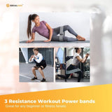 3x Resistance Exercise Hip Bands Set - Stretch Glute Booty Workout Power Loops V238-SUPDZ-40976301555792