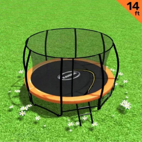 Kahuna Classic 14 ft Trampoline TRA-KAH-14-OR