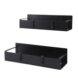 2PCS Magnetic Spice Rack for Refrigerator Strong Magnetic Shelf with 4 Removable Hooks for Holding V1294-YM0901-3118240180211
