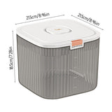 Airtight Foods Storage Bin,10Kg Large Size Rice Storage Containers with Locking Lid,Practical and V1366-AZ2-W-26539